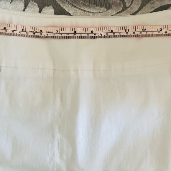 NWT Lulu-B Women’s White 4-Pocket Pull On Stretch Summer Skirt With Shorts Sz 4 - Picture 10 of 11
